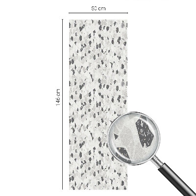 Dekorativní mléčná fólie na sklo Jemná elegance