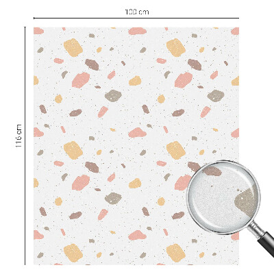 Zatmavovací fólie na okna Abstraktní terazzo