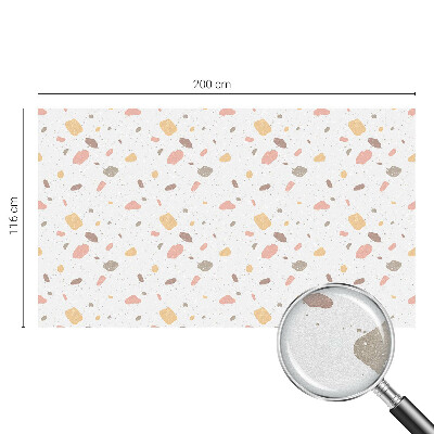 Zatmavovací fólie na okna Abstraktní terazzo