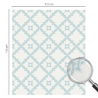 Samolepicí protisluneční fólie na okna Modrá geometrie