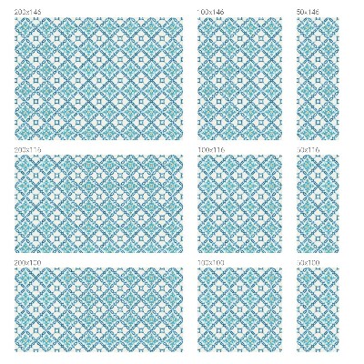 Samolepicí protisluneční fólie na okna Klasická symetrie