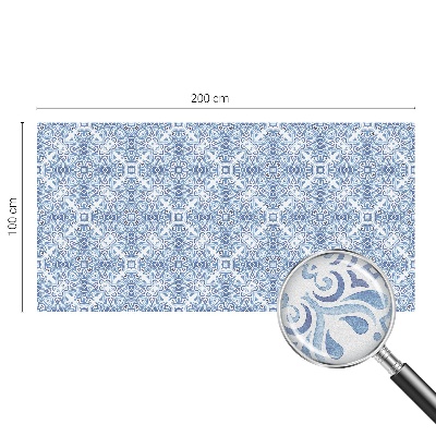 Zatmavovací fólie na okna Modré dlaždice