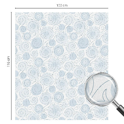 Samolepicí protisluneční fólie na okna Spirálové vzory