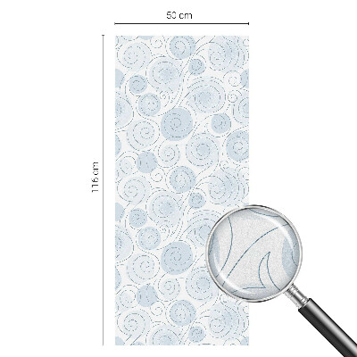 Samolepicí protisluneční fólie na okna Spirálové vzory