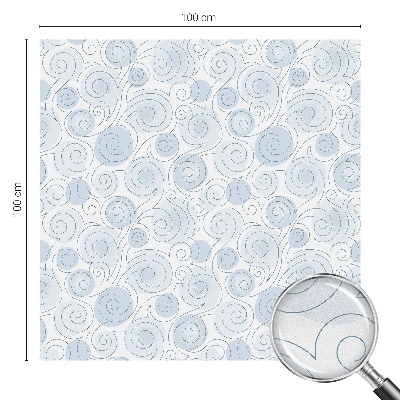 Samolepicí protisluneční fólie na okna Spirálové vzory