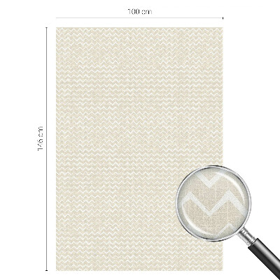 Samolepicí fólie na okna vitráž Béžový cikcak