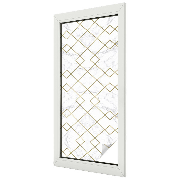 Zatmavovací fólie na okna Geometrické linie