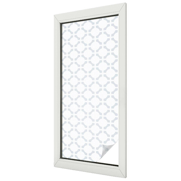 Samolepicí protisluneční fólie na okna Geometrická elegance