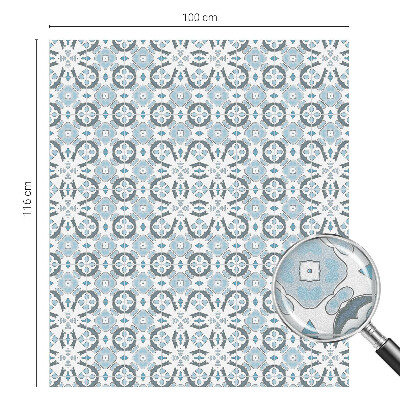 Dekorativní mléčná fólie na sklo Geometrické vzory