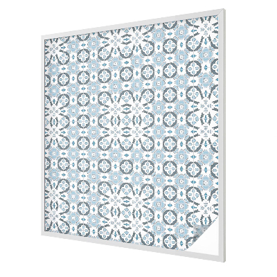 Dekorativní mléčná fólie na sklo Geometrické vzory