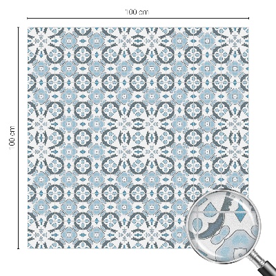 Dekorativní mléčná fólie na sklo Geometrické vzory