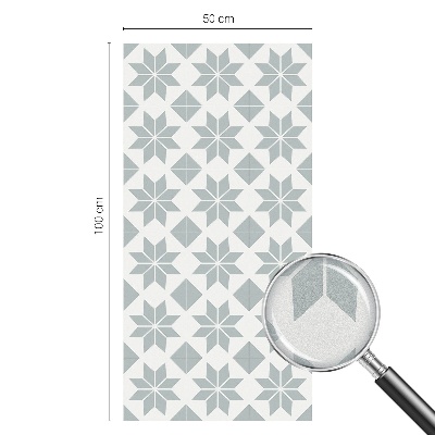 Samolepicí protisluneční fólie na okna Geometrické hvězdy