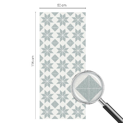 Samolepicí protisluneční fólie na okna Geometrické hvězdy