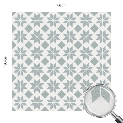 Samolepicí protisluneční fólie na okna Geometrické hvězdy