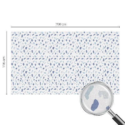 Zatmavovací fólie na okna Modré vzory