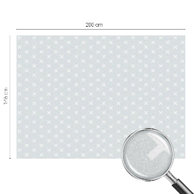 Samolepicí fólie na okna vitráž Jemné kříže