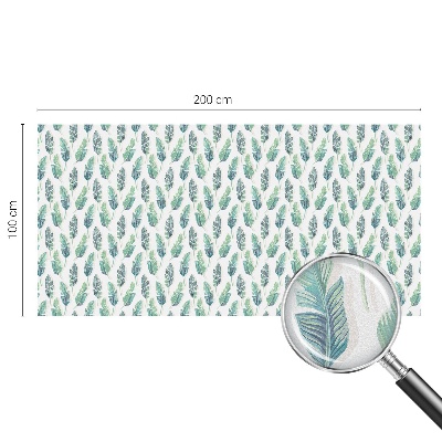 Samolepicí protisluneční fólie na okna Tropické listy