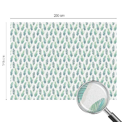 Samolepicí protisluneční fólie na okna Tropické listy