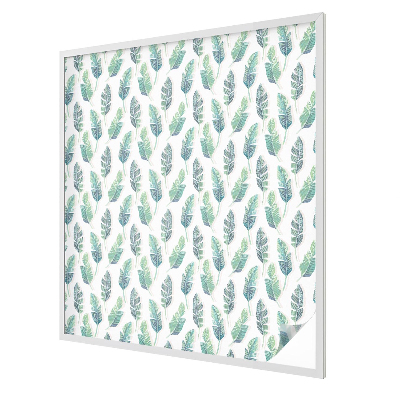 Samolepicí protisluneční fólie na okna Tropické listy