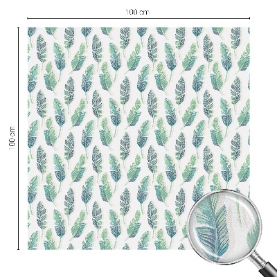 Samolepicí protisluneční fólie na okna Tropické listy