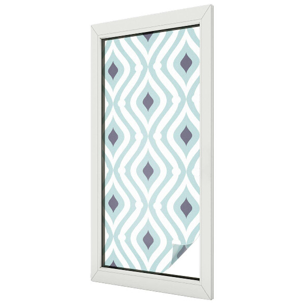 Samolepicí fólie na okna vitráž Moderní elegance