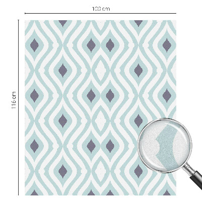 Samolepicí fólie na okna vitráž Moderní elegance