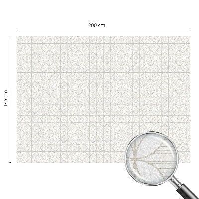 Dekorativní mléčná fólie na sklo Geometrické vzory