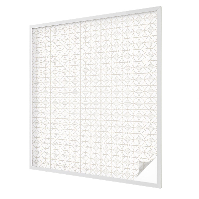 Dekorativní mléčná fólie na sklo Geometrické vzory