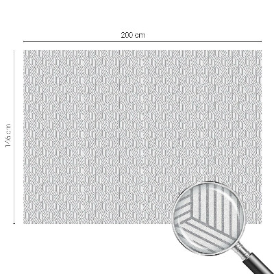 Samolepicí protisluneční fólie na okna Šestiúhelníkové pevné látky