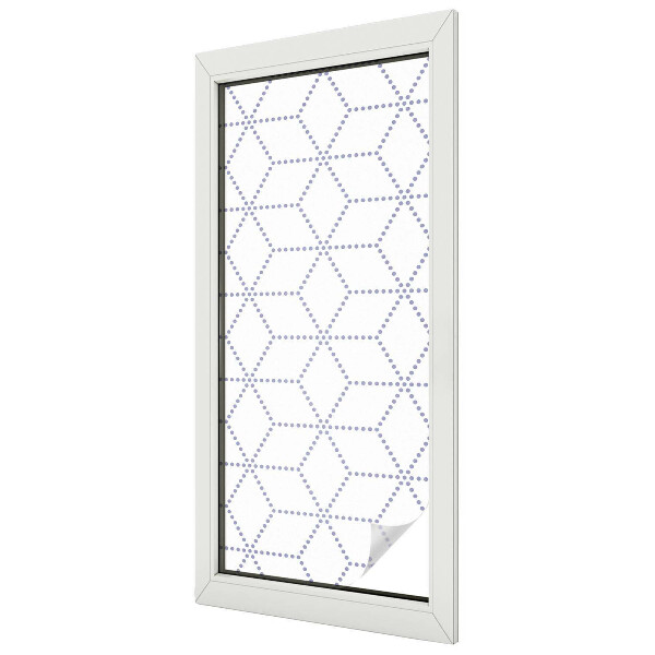 Zatmavovací fólie na okna Fialové kosočtverce