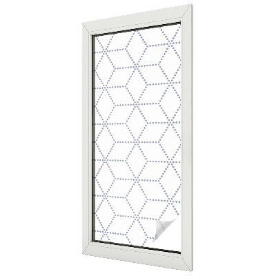 Zatmavovací fólie na okna Fialové kosočtverce