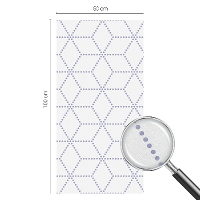 Zatmavovací fólie na okna Fialové kosočtverce