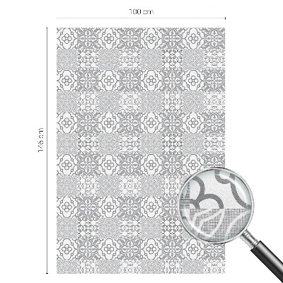 Dekorativní mléčná fólie na sklo Klasické vzory