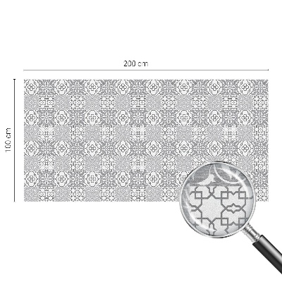 Dekorativní mléčná fólie na sklo Klasické vzory