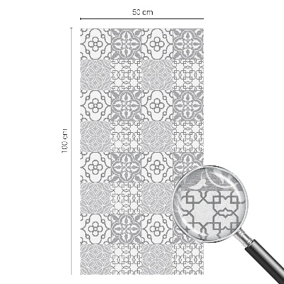 Dekorativní mléčná fólie na sklo Klasické vzory