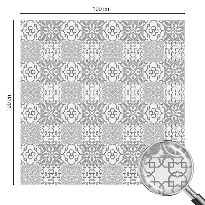 Dekorativní mléčná fólie na sklo Klasické vzory
