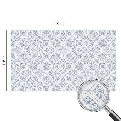 Samolepicí fólie na okna vitráž Jemné rozety