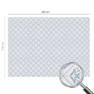 Samolepicí fólie na okna vitráž Jemné rozety