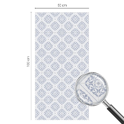 Samolepicí fólie na okna vitráž Jemné rozety