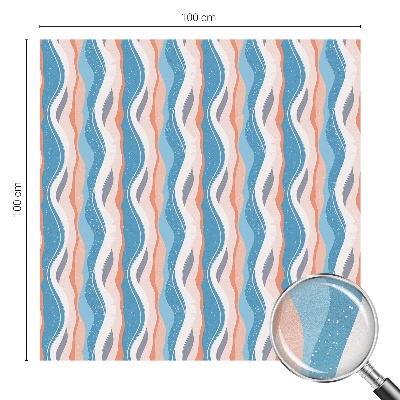 Samolepicí protisluneční fólie na okna Vlnitý rytmus