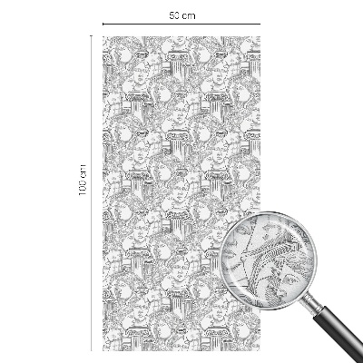 Samolepicí fólie na okna vitráž Klasické portréty