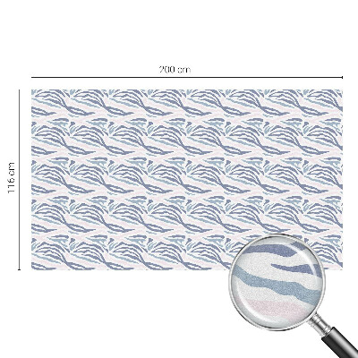 Dekorativní mléčná fólie na sklo Zebrí vzor