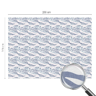 Dekorativní mléčná fólie na sklo Zebrí vzor