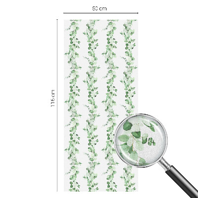Zatmavovací fólie na okna Zelené girlandy