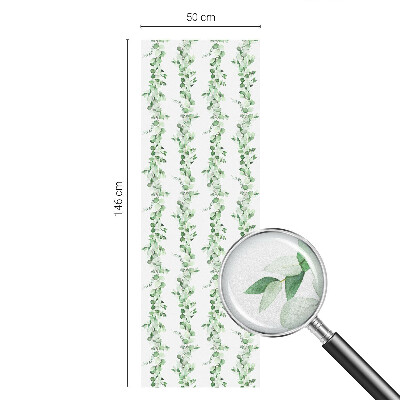 Zatmavovací fólie na okna Zelené girlandy