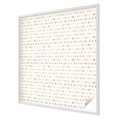 Samolepicí fólie na okna vitráž Vzor šipky