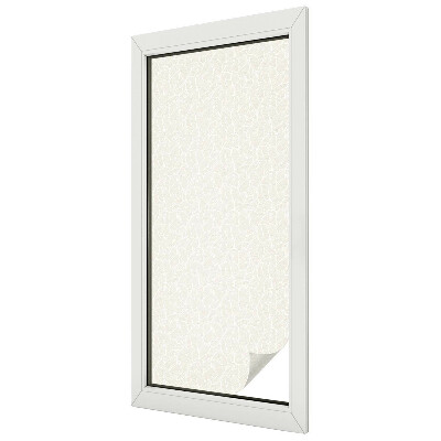 Samolepicí fólie na okna vitráž Rostlinná ozdoba