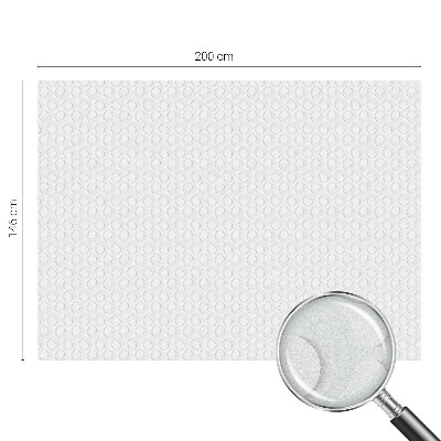 Dekorativní mléčná fólie na sklo Geometrické tvary