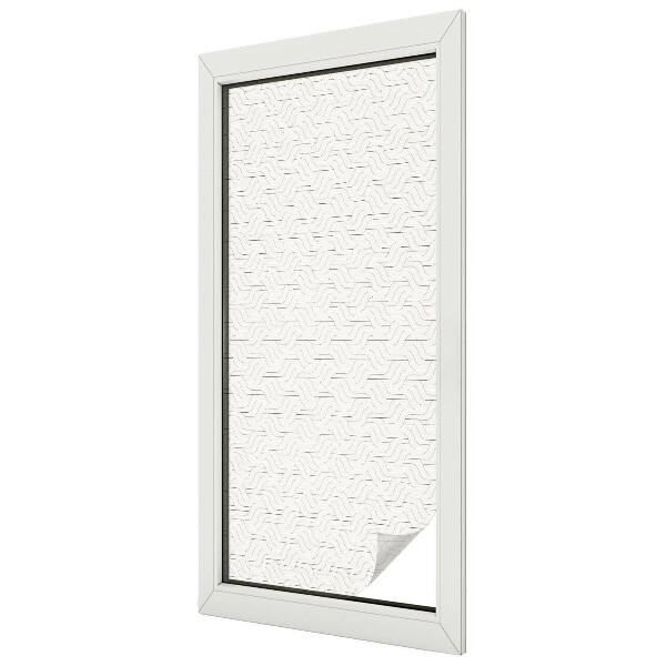 Samolepicí protisluneční fólie na okna Vlnité čáry