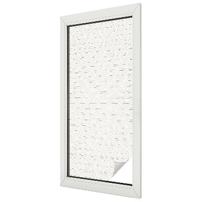 Samolepicí protisluneční fólie na okna Vlnité čáry